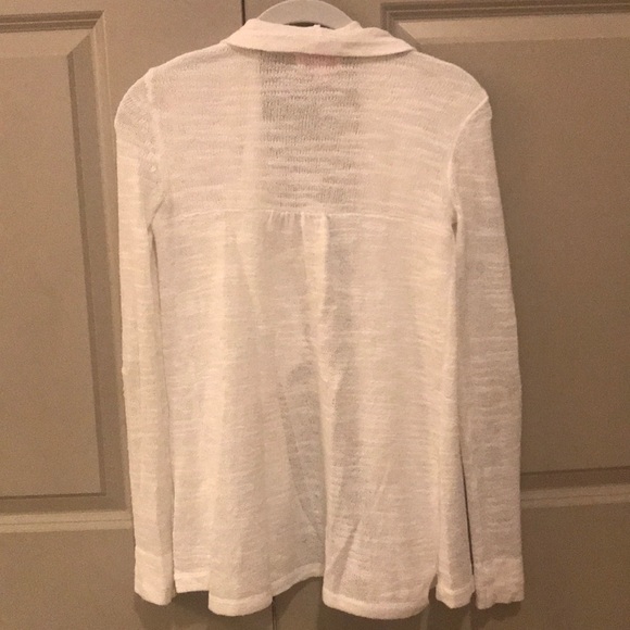 Lilly Pulitzer Women's White Linette Cardigan - Picture 8 of 8